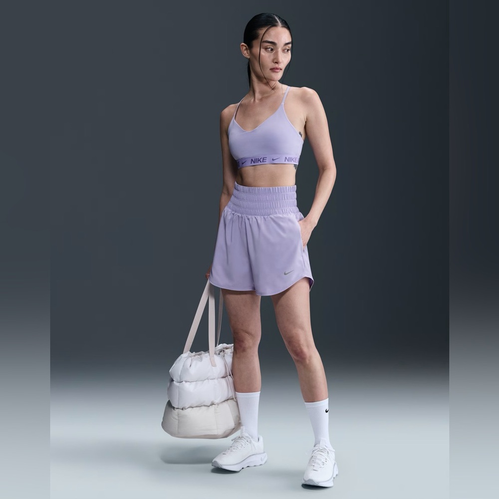 Nike Dry-FIT Ultra High-Waisted 3” Brief-Lined Shorts